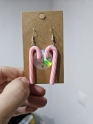 Kolczyki lizaki laski cukrowe