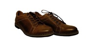 Buty męskie eleganckie r. 40, brąz. 