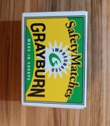 Zapałki Grayburn - kolekcjonerskie - op. 240 szt. - etykieta zapałczana