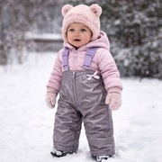 Spodnie zimowe narciarskie 80-86 na zimę sanki wiosnę Coccodrillo