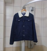 Kurtka sztruksowa M z barankiem klasyczna jacket bluza hoodie kangurka lon