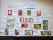 zestaw 18szt. znaczki Mi 527 RFN 1966 /1974r. Niemcy BRD czyste ** KOPERNIK