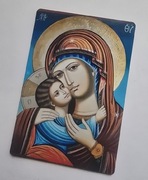 Magnes na lodówkę IKONA Matka Boska z Dzieciątkiem Jezus(28) 