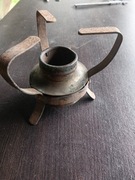 Stary palnik, podgrzewacz, kuchenka wykonany z mosiądzu 