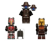 Zestaw Figurek | Mandalorian | Cad Bane | Zbrójmistrzyni | Klocki Star Wars