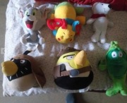 Zestaw pluszakow 6 sztuk