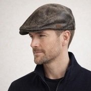 Kaszkiet Męski Majorwear England Brązowy One Size Retro Vintage Unikat Rare