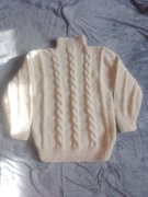 Sweter góralski z wełny owczej 