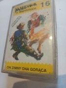 MUZYKA DLA WSZYSTKICH 16 ON ZIMNY ONA GORĄCA  KASETA MAGNETOFONOWA