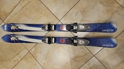 Narty Coolybar o długości 110cm, wiązania Tyrolia. Gotowe do jazdy.