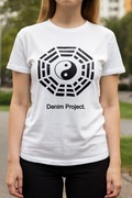 KOSZULKA DENIM PROJECT - YIN YANG & BAGUA, BAWEŁNA S / M