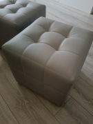 Pufa 2 szt.jasno szara