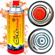 GAZ DO KUCHENKI TURYSTYCZNEJ PALNIKA NABÓJ GAZOWY KARTUSZ WKŁAD ELICO 220g