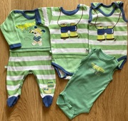 Cool Club Smyk body 3 szt. + pajac - zestaw 4 szt. świetny