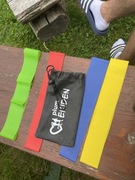 Zestaw 4 gum oporowych + woreczek – do ćwiczeń, fitness, trening w domu