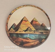 Magnes PCV na lodówkę Egipt Giza Piramidy Nil. (20) 