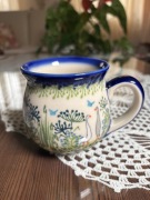 Kubek czeski ceramika bolesławiecka