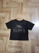 Top czarny y2k drill drip UK