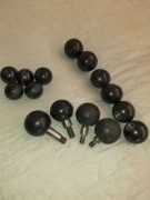 Gałka M10 M8 czarna kulka gwint wew tokarka frezarka komplet