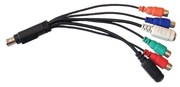 Kabel VIVO HDTV-Out: mini-DIN 9pin na 4xRCA i 2xS-Video