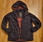 Czarna kurtka wiatroszczelna i wodoodporna Trevolution 3000 M