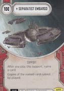 SWD SOH033 Separatist Embargo Star Wars Destiny