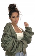 PrettyLittleThing - kurtka bomber khaki 40