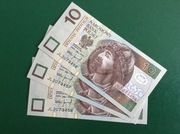 ____ 3 x 10 zł  JL z 1994 roku ____ UNC I