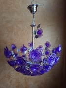 Lampa wisząca róże do pokoju dziewczynki.