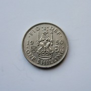 2 # Anglia  1 szyling 1950 wariant Szkocki nr 5