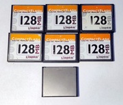 Compact Flash KINGSTON 128MB, FAT-16, UŻYWANA, SPRAWNA