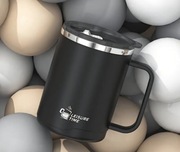 Termosowy Kubek ze stali nierdzewnej z pokrywką Kubek z uchwytem Nowy 
