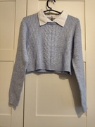 Sweter dziewczęcy krótki 158