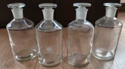 Butelki laboratoryjne szklane z korkiem. 500 ml. 