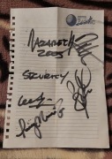 Autograf Nazareth 2005