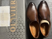 Brązowe buty letnie męskie, rozmiar 44.