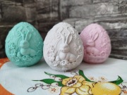 Ozdoby Wielkanocne Jajko z Gipsu Hand Made 