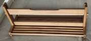 Drewniany uchwyt/stojak na papier w rolce do malowania Ikea