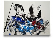 Obraz Abstrakcja | Nowoczesny Design | Ręcznie Malowany | 