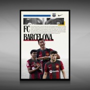 FC Barcelona - Plakat w ramce 30x40cm
