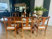 STÓŁ I 6 KRZESEŁ - SHERATON 