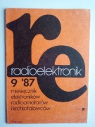Radioelektronik miesięcznik 9/87  (spis treści na zdjęciu)