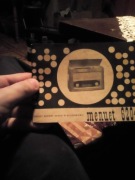 Radio Menuet 6204 z dokumentami igrająca pocztówka