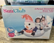 Dwuosobowy Ponton Śnieżny Snow Tube – Bałwan SunClub