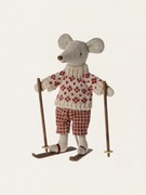 Myszka zimowa - Winter Mouse - myszka narciarka, narciarz - Maileg