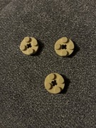 17235 LEGO 4032 4140562 płytka 2x2 - piaskowy 3szt