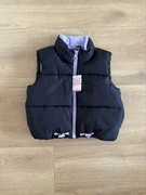 Kamizelka/bezrękawnik dziewczęcy, czarno-fioletowy, r. 122/128, Cool Kids