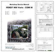 FENDT 919 922 925 928 931 934 Vario Workshop Manual Instrukcja serwisowa 