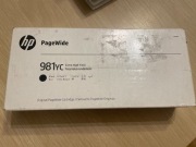 Tusz HP 981YC czarny, black, oryginał !