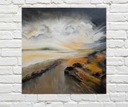 Obraz nowoczesny ręcznie malowany 80 x 80